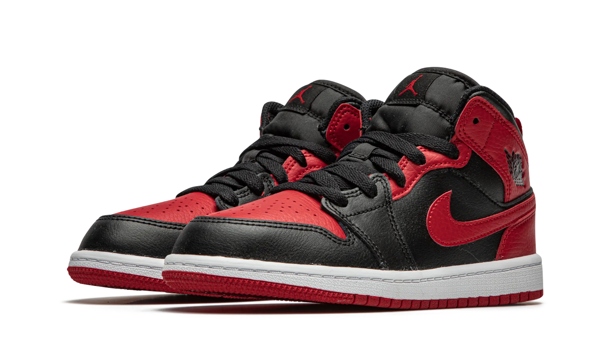 Jordan 1 Mid PS "Banned 2020" jordan preschool kids shoes