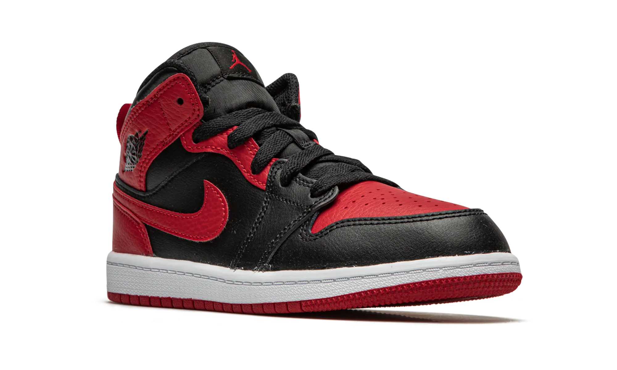 Jordan 1 Mid PS "Banned 2020" jordan preschool kids shoes