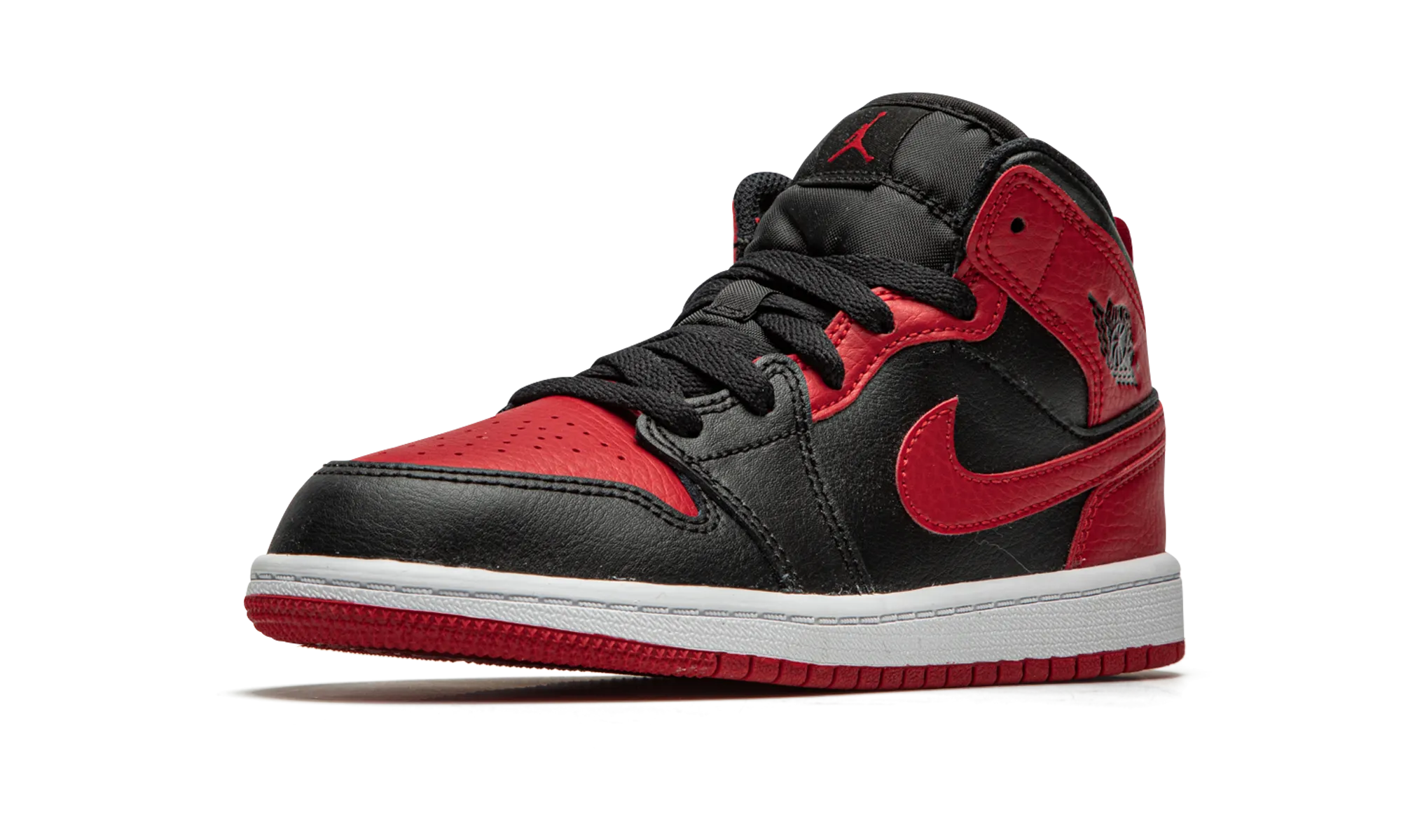 Jordan 1 Mid PS "Banned 2020" jordan preschool kids shoes