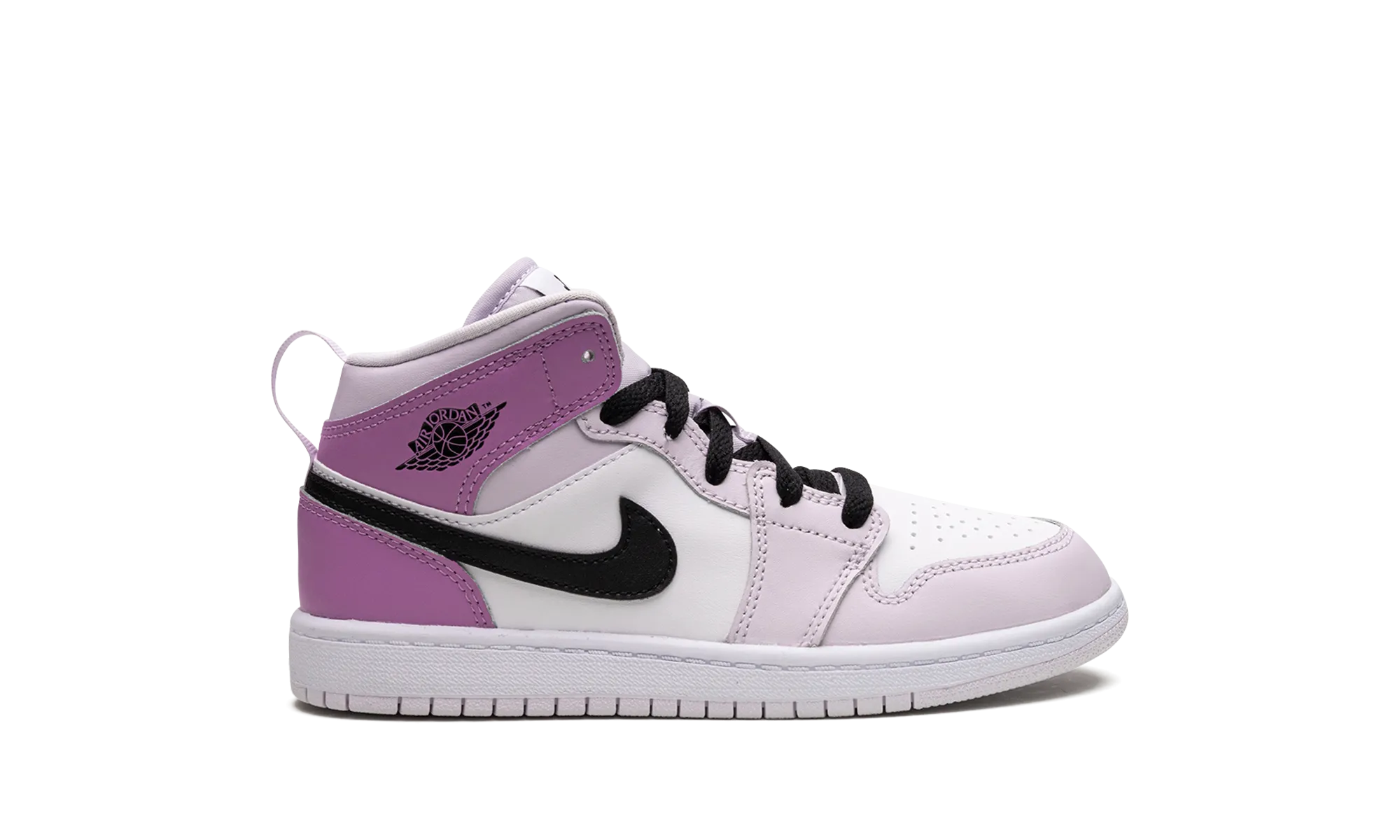 Jordan 1 Mid PS "Barely Grape" jordan preschool kids shoes