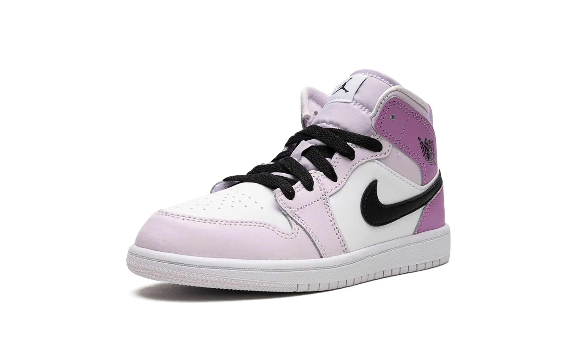 Jordan 1 Mid PS "Barely Grape" jordan preschool kids shoes