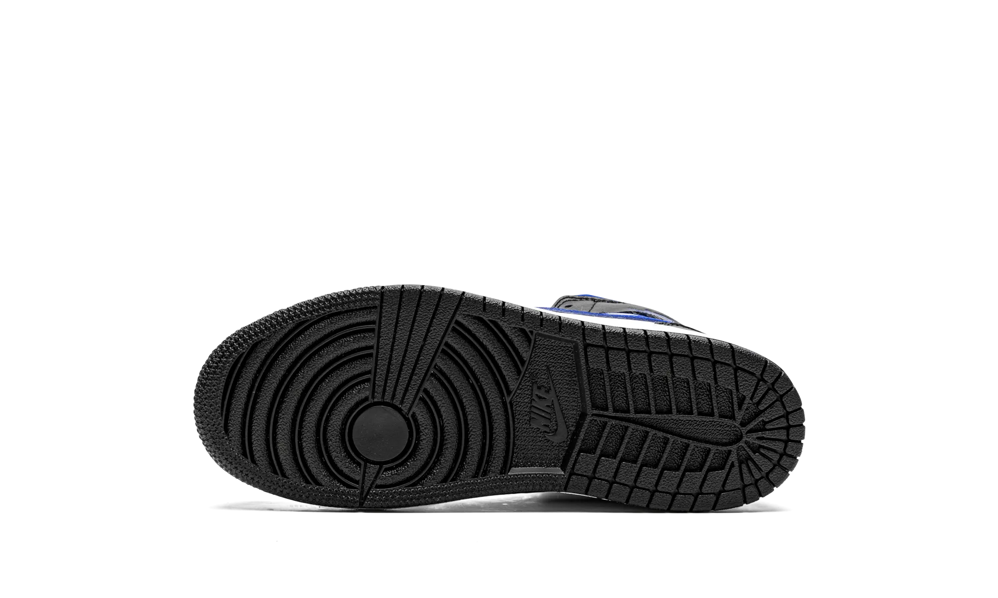 Jordan 1 Mid PS "Black / White/ Racer Blue" jordan preschool kids shoes