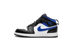 Jordan 1 Mid PS "Black / White/ Racer Blue" Jordan Pre School shoes