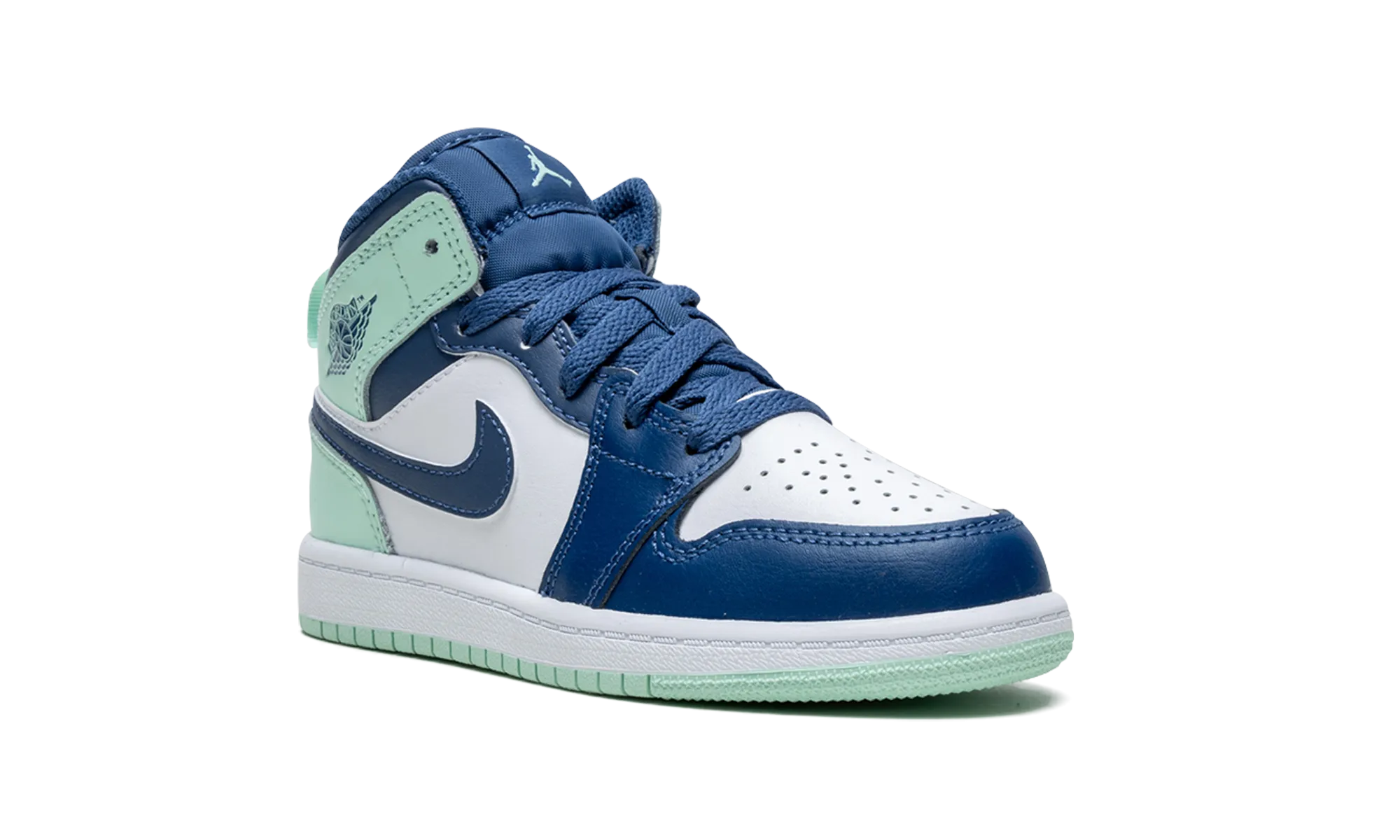 Jordan 1 Mid PS "Blue Mint" jordan preschool kids shoes