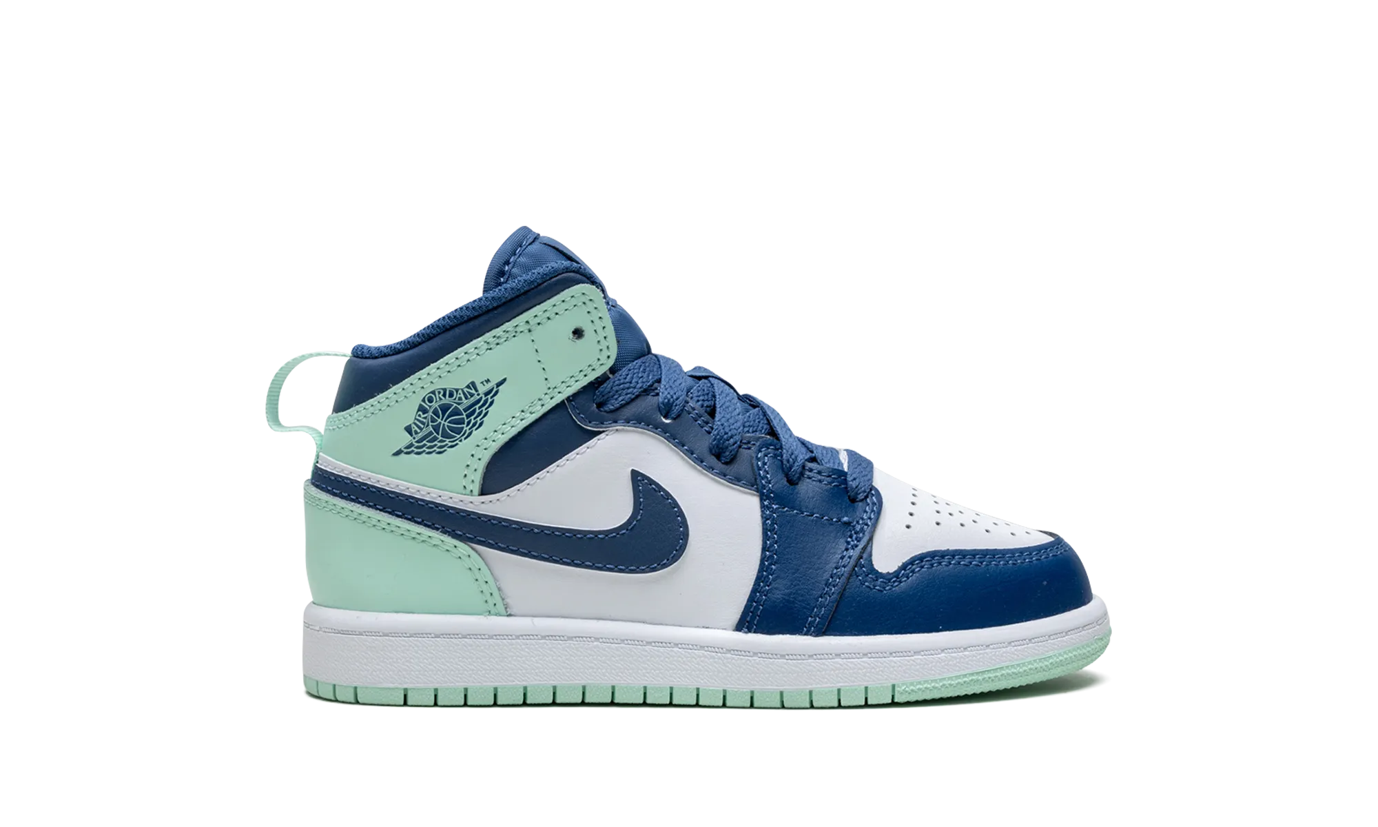 Jordan 1 Mid PS "Blue Mint" jordan preschool kids shoes