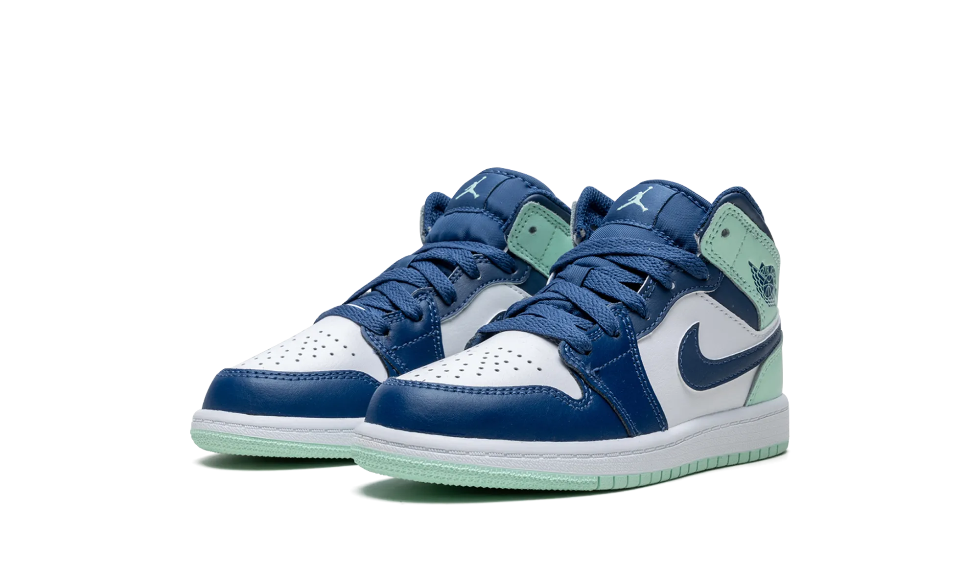 Jordan 1 Mid PS "Blue Mint" jordan preschool kids shoes