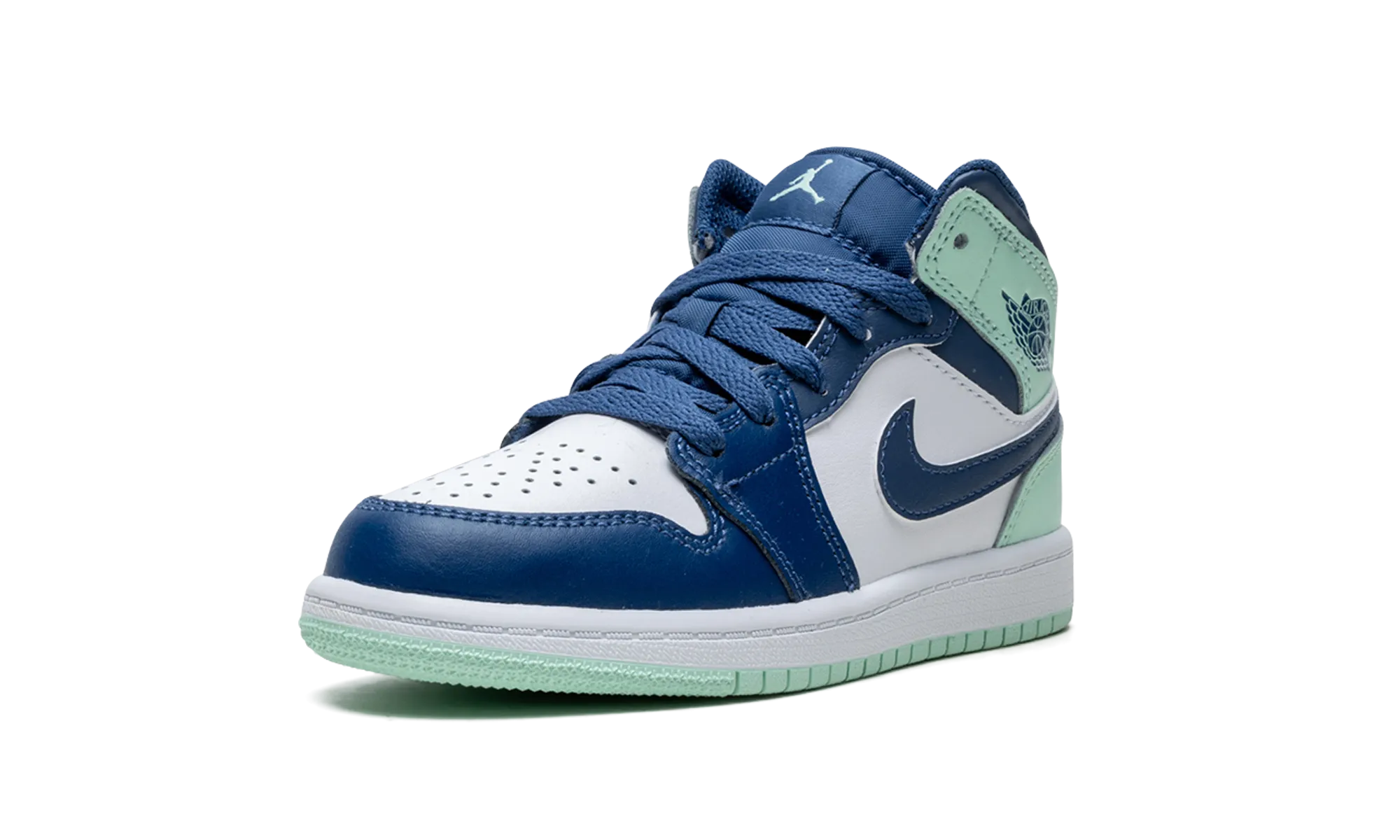 Jordan 1 Mid PS "Blue Mint" jordan preschool kids shoes