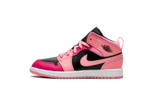Jordan 1 Mid PS "Coral Chalk" Jordan Pre School shoes