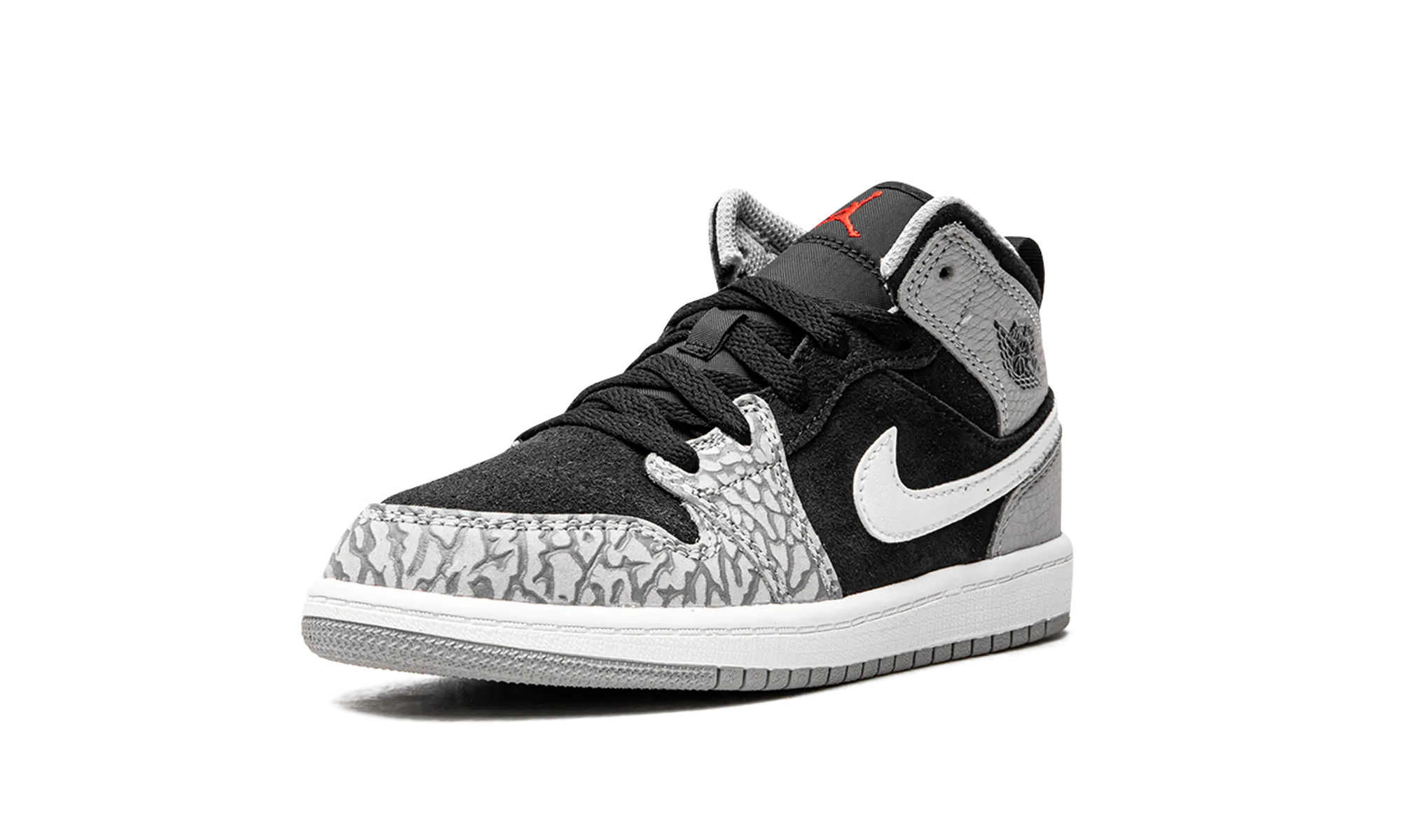Jordan 1 Mid PS "Elephant Print" jordan preschool kids shoes