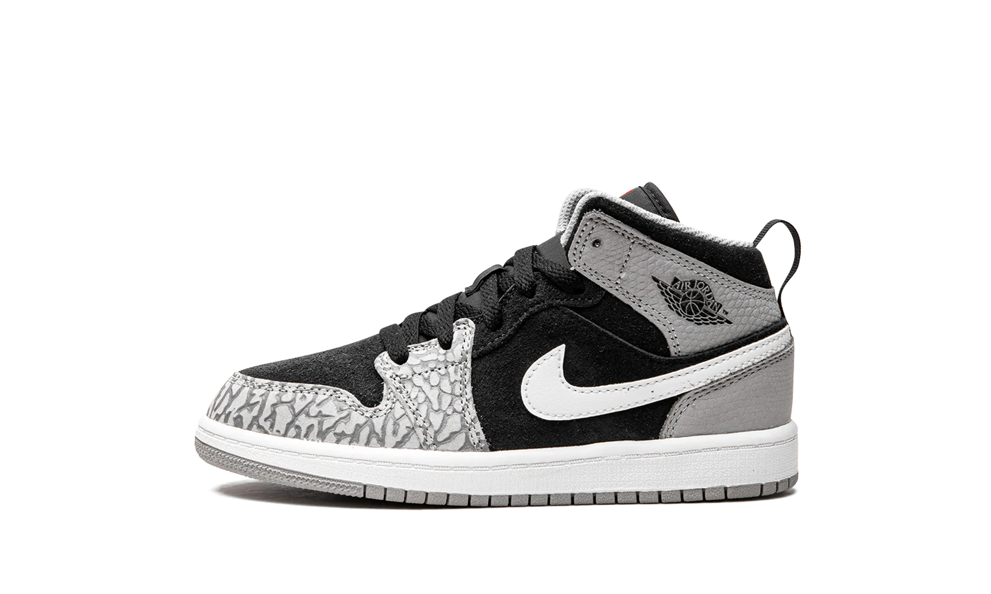 Jordan 1 Mid PS "Elephant Print" jordan preschool kids shoes