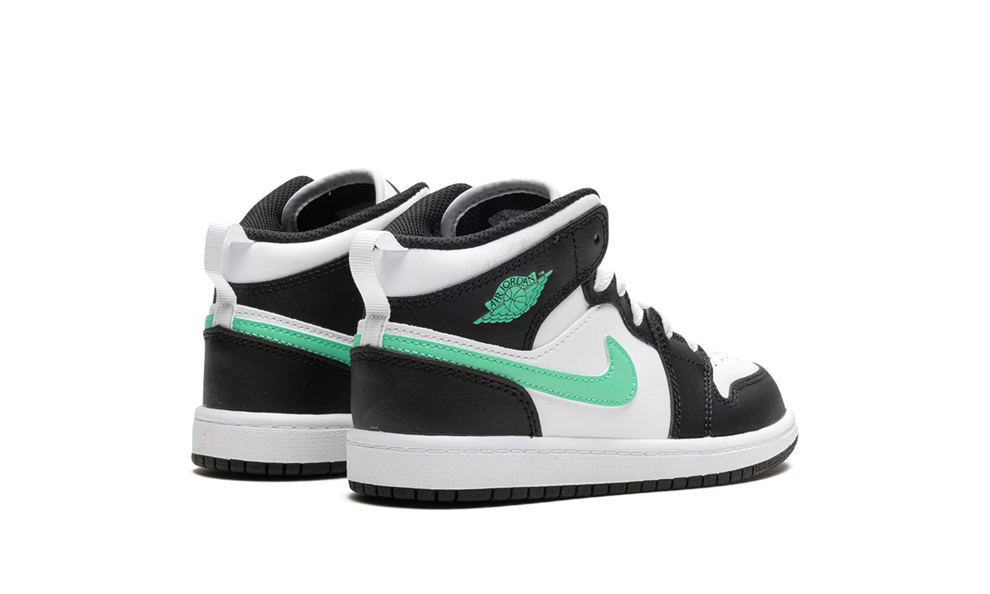 Jordan 1 Mid PS "Green Glow" jordan preschool kids shoes