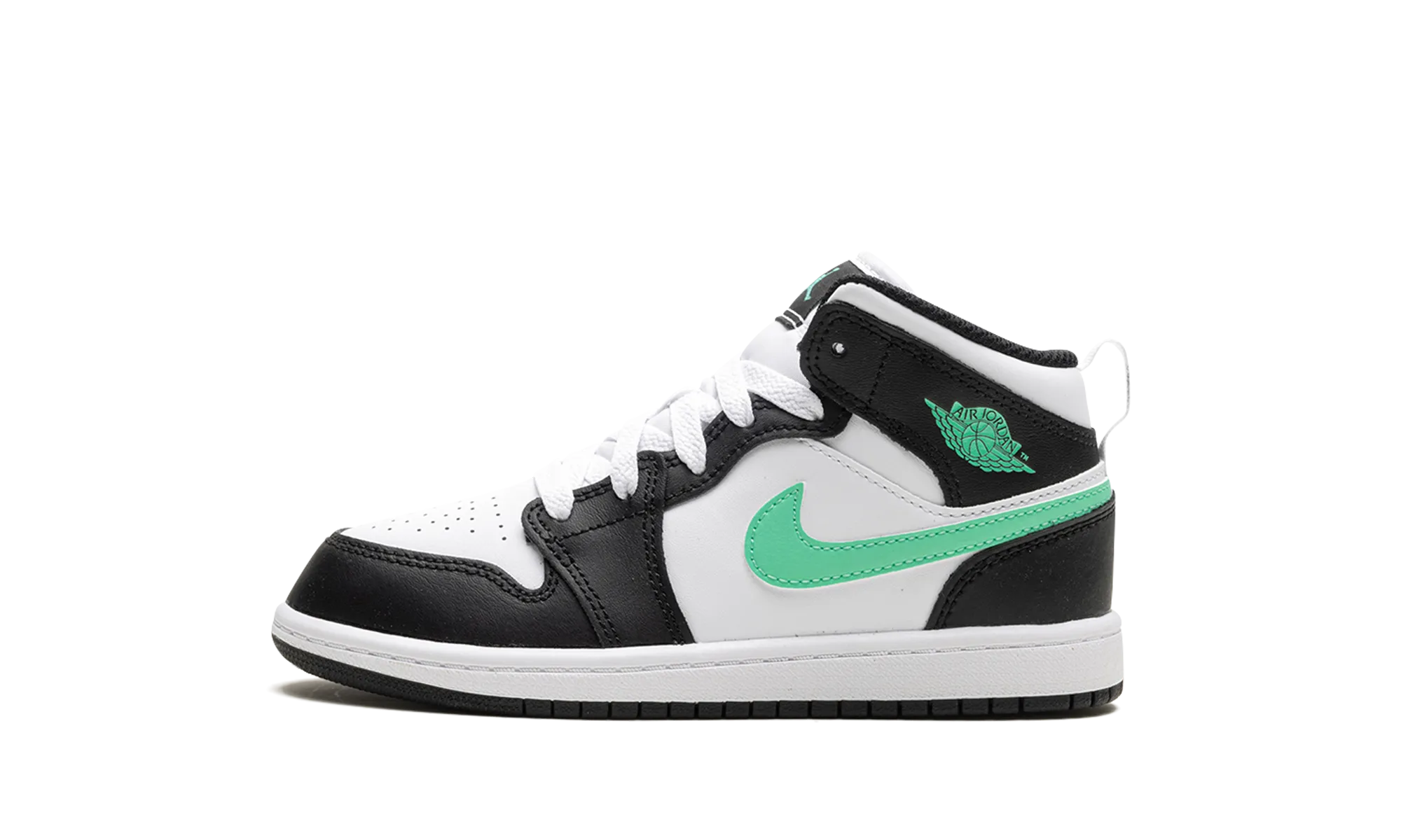 Jordan 1 Mid PS "Green Glow" Jordan Pre School shoes