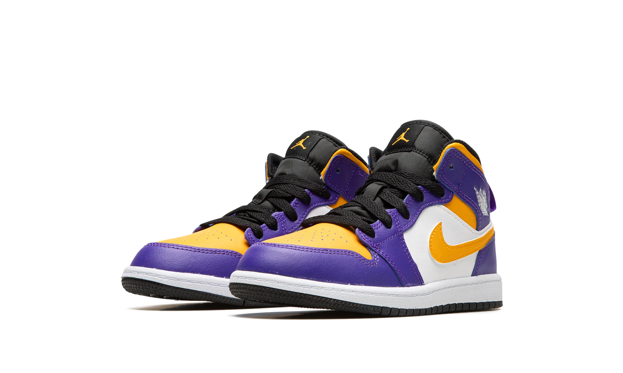 Jordan 1 Mid PS "Lakers" jordan preschool kids shoes