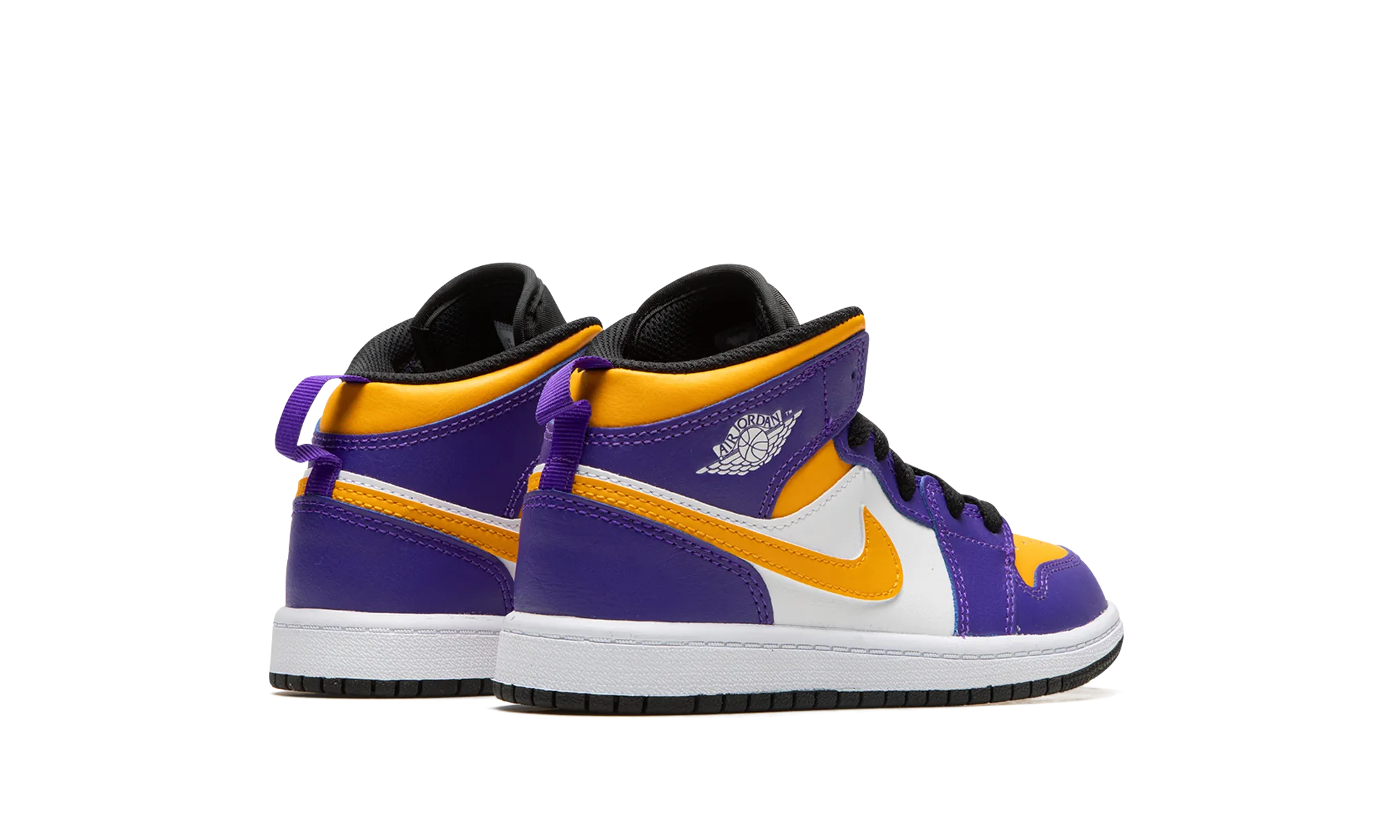 Jordan 1 Mid PS "Lakers" jordan preschool kids shoes