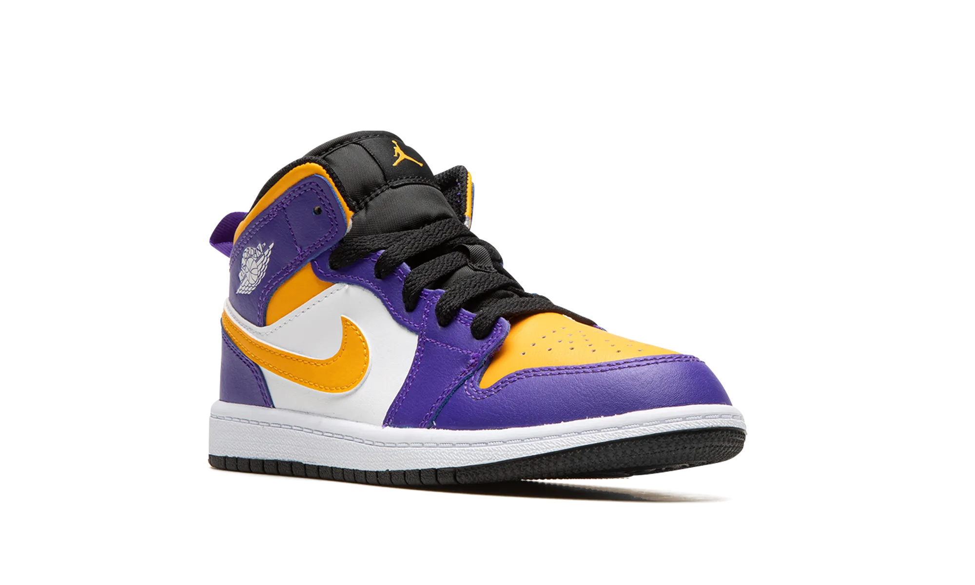 Jordan 1 Mid PS "Lakers" jordan preschool kids shoes