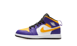 Jordan 1 Mid PS "Lakers" Jordan Pre School shoes