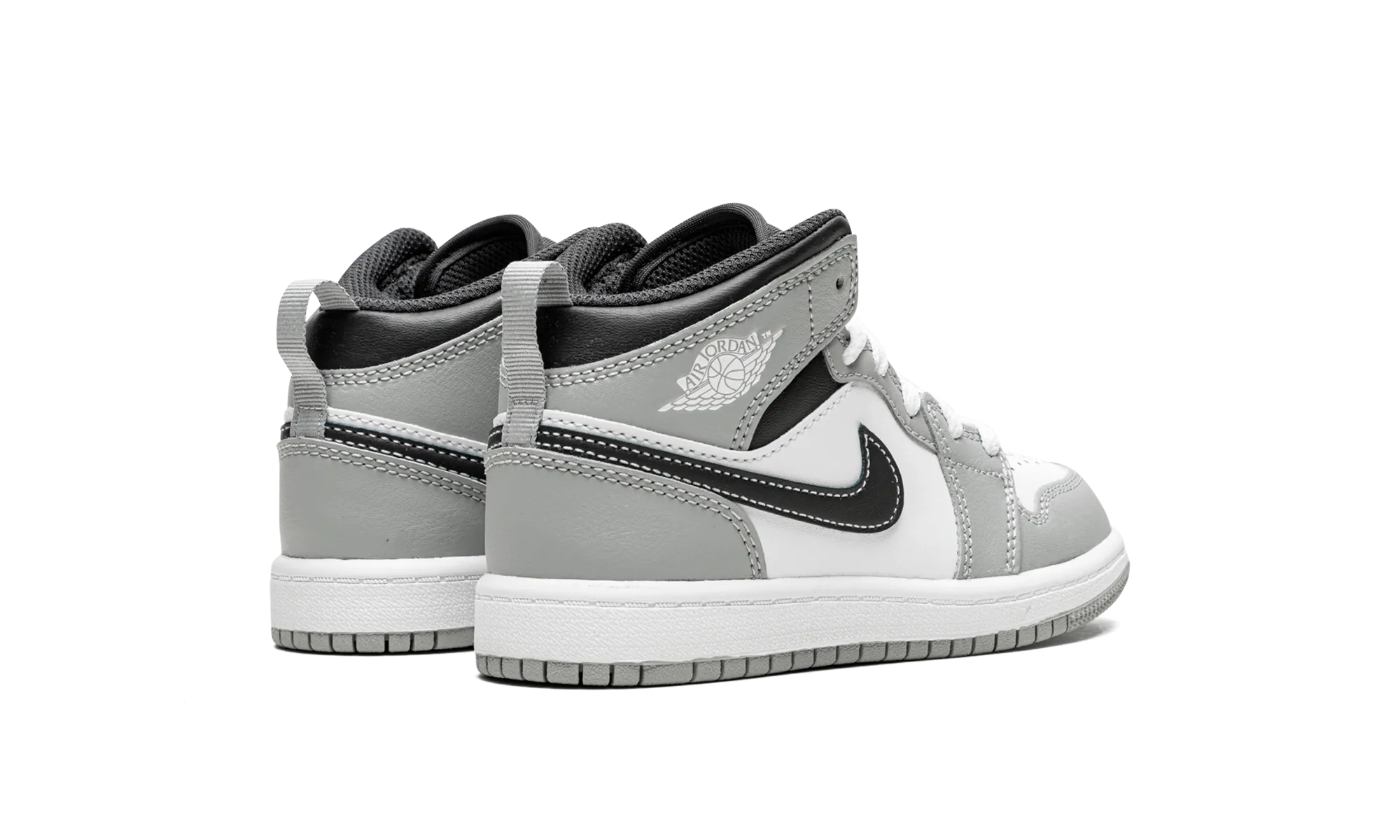 Jordan 1 Mid PS "Light Smoke Grey" jordan preschool kids shoes