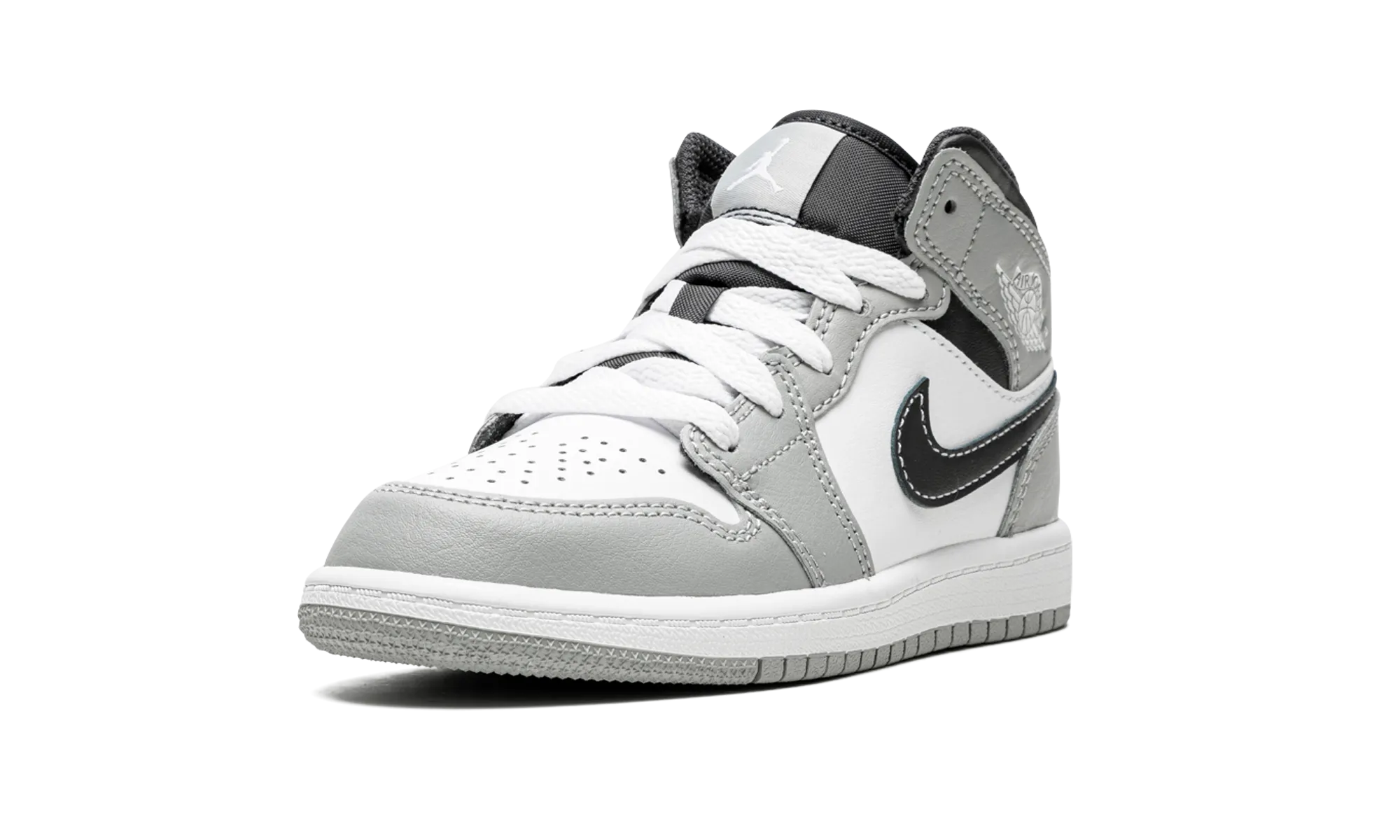 Jordan 1 Mid PS "Light Smoke Grey" jordan preschool kids shoes