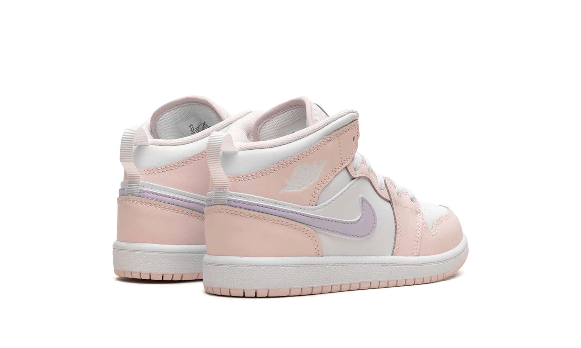 Jordan 1 Mid PS "Pink Wash" jordan preschool kids shoes