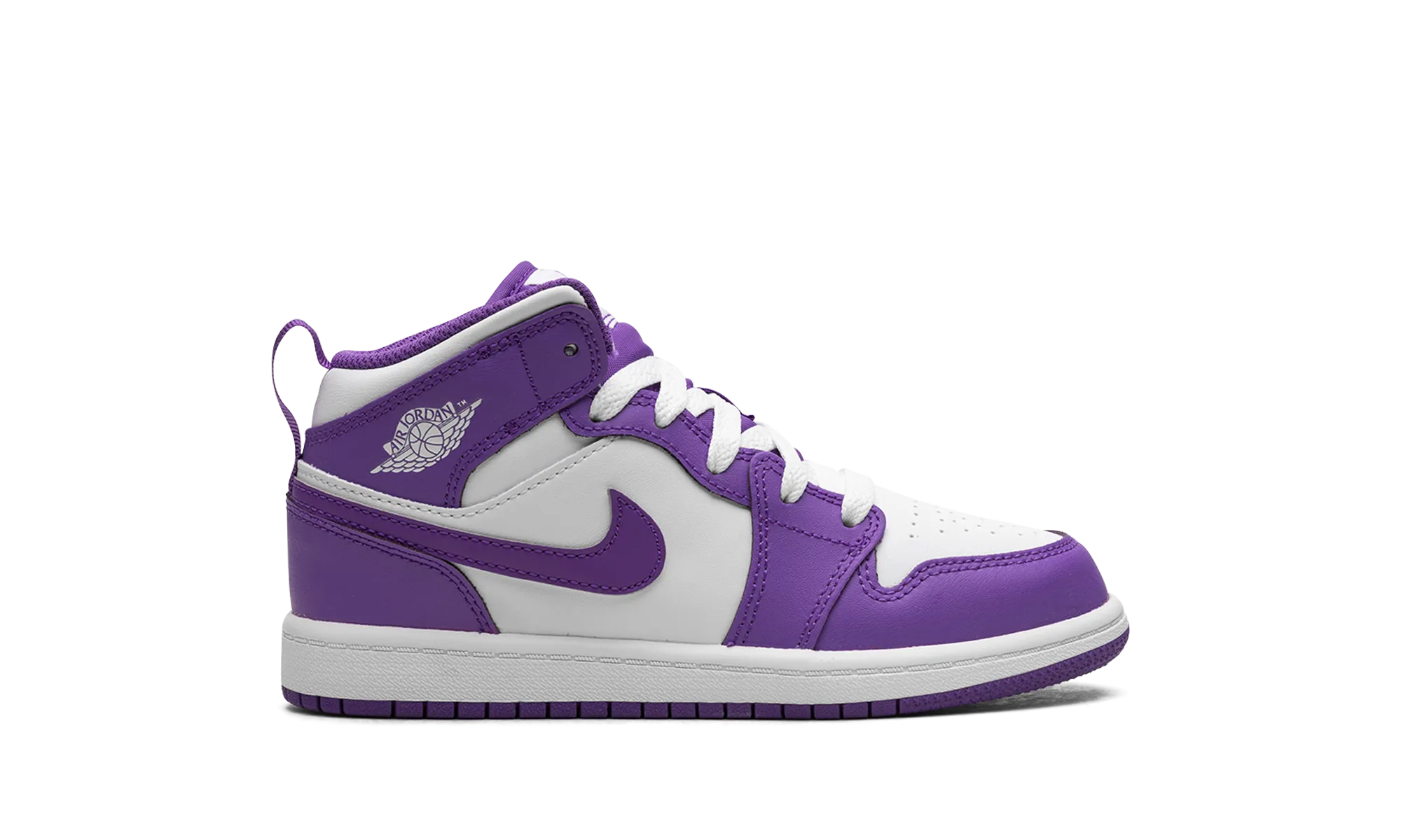 Jordan 1 Mid PS "Purple Venom" jordan preschool kids shoes