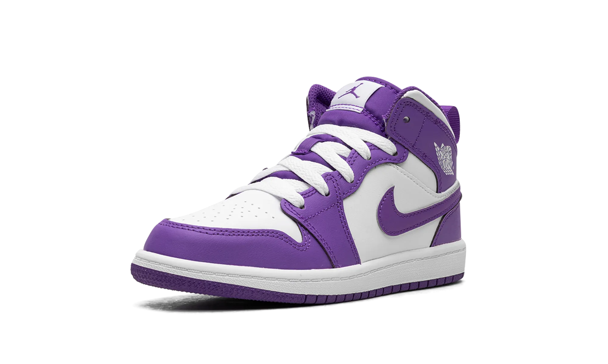 Jordan 1 Mid PS "Purple Venom" jordan preschool kids shoes