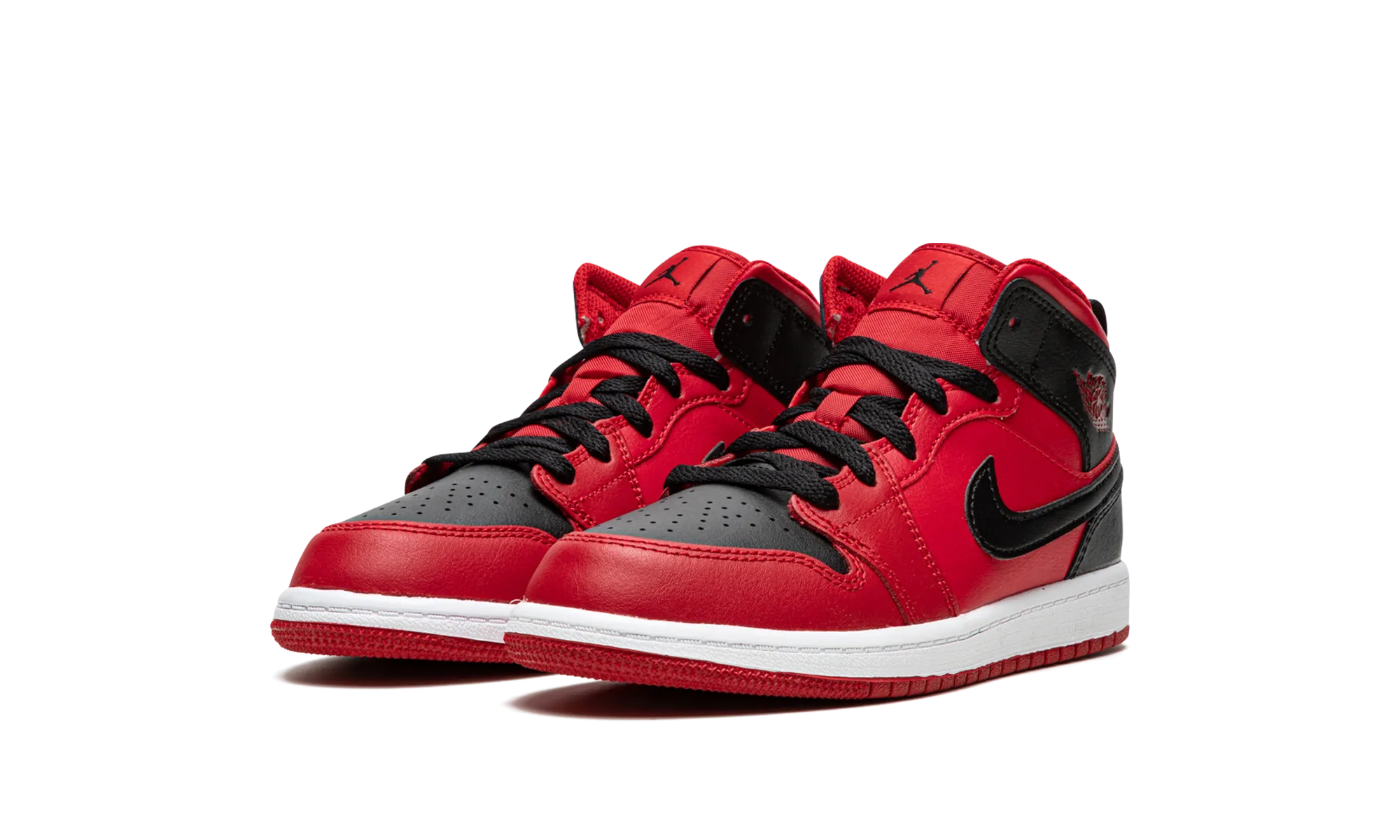 Jordan 1 Mid PS "Reverse Bred" jordan preschool kids shoes