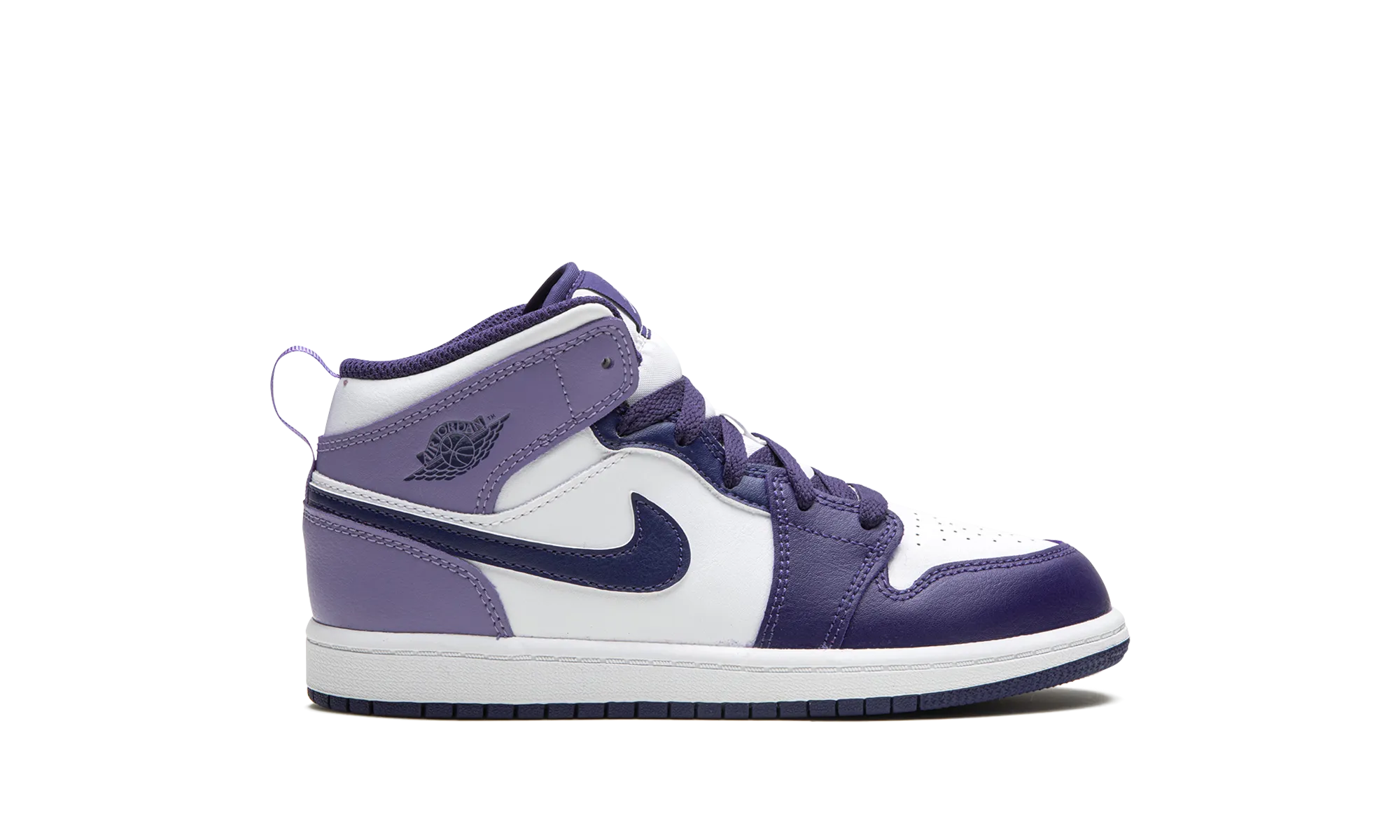 Jordan 1 Mid PS "Sky J Purple" jordan preschool kids shoes
