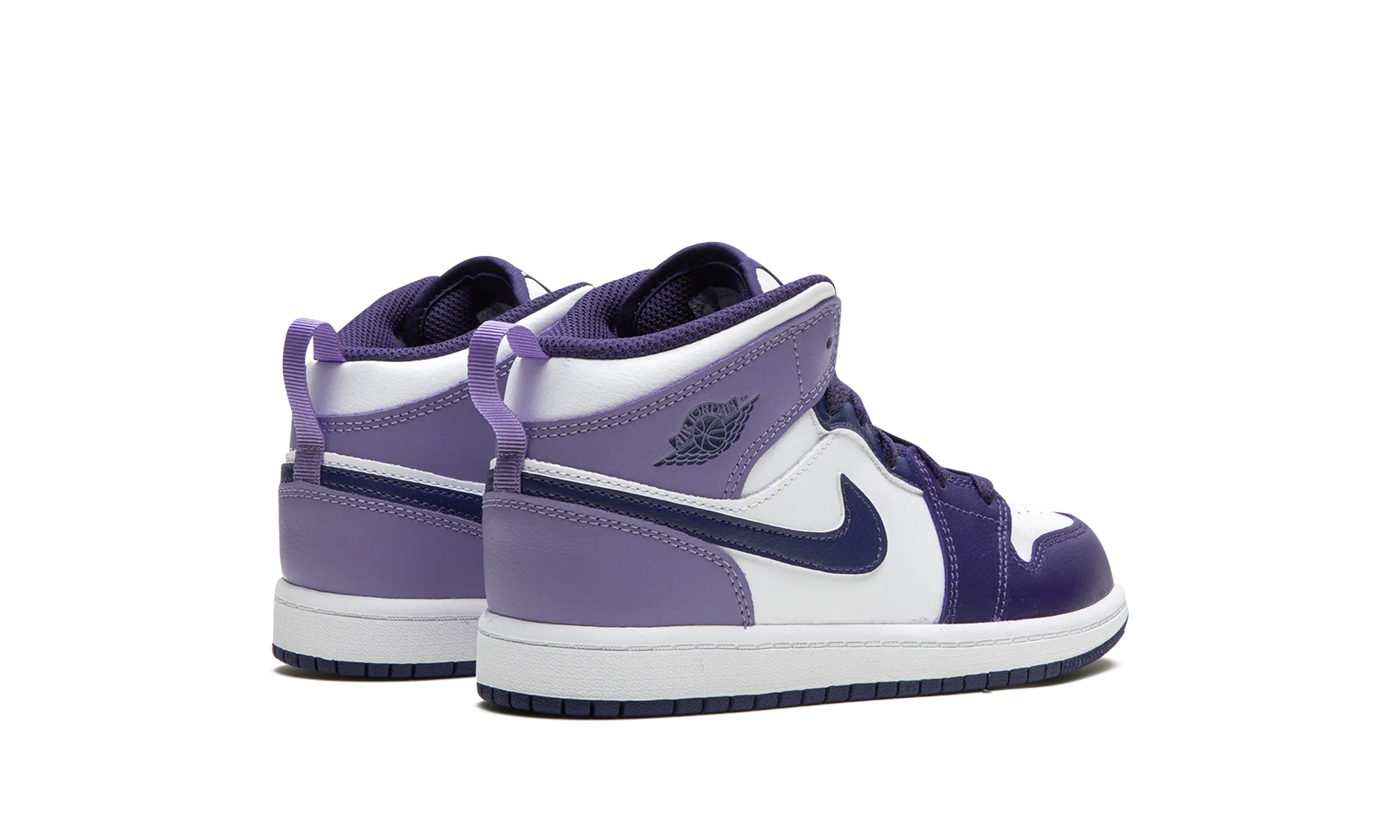 Jordan 1 Mid PS "Sky J Purple" jordan preschool kids shoes