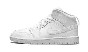 Jordan 1 MID PS "Triple White" Jordan Pre School shoes