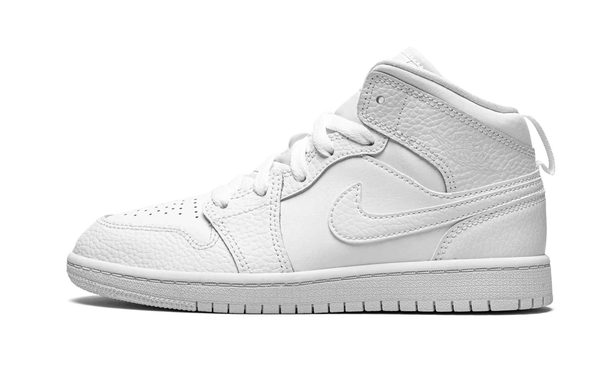 Jordan 1 MID PS "Triple White" Jordan Pre School shoes