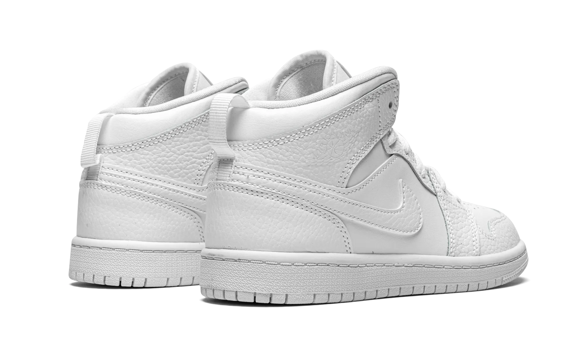 Jordan 1 MID PS "Triple White" jordan preschool kids shoes