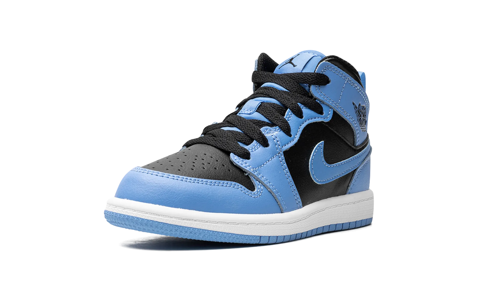 Jordan 1 Mid PS "University Blue" jordan preschool kids shoes
