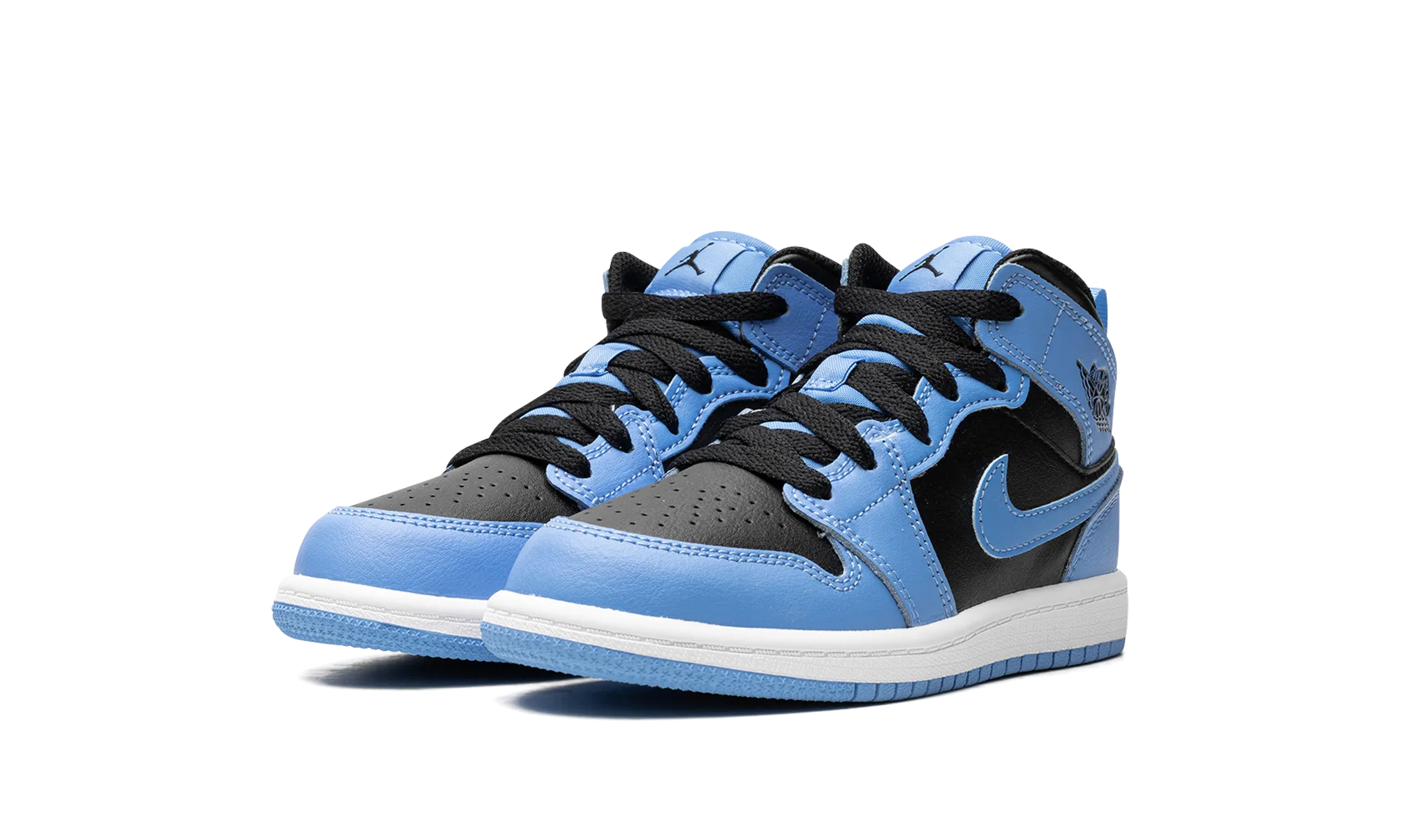 Jordan 1 Mid PS "University Blue" jordan preschool kids shoes