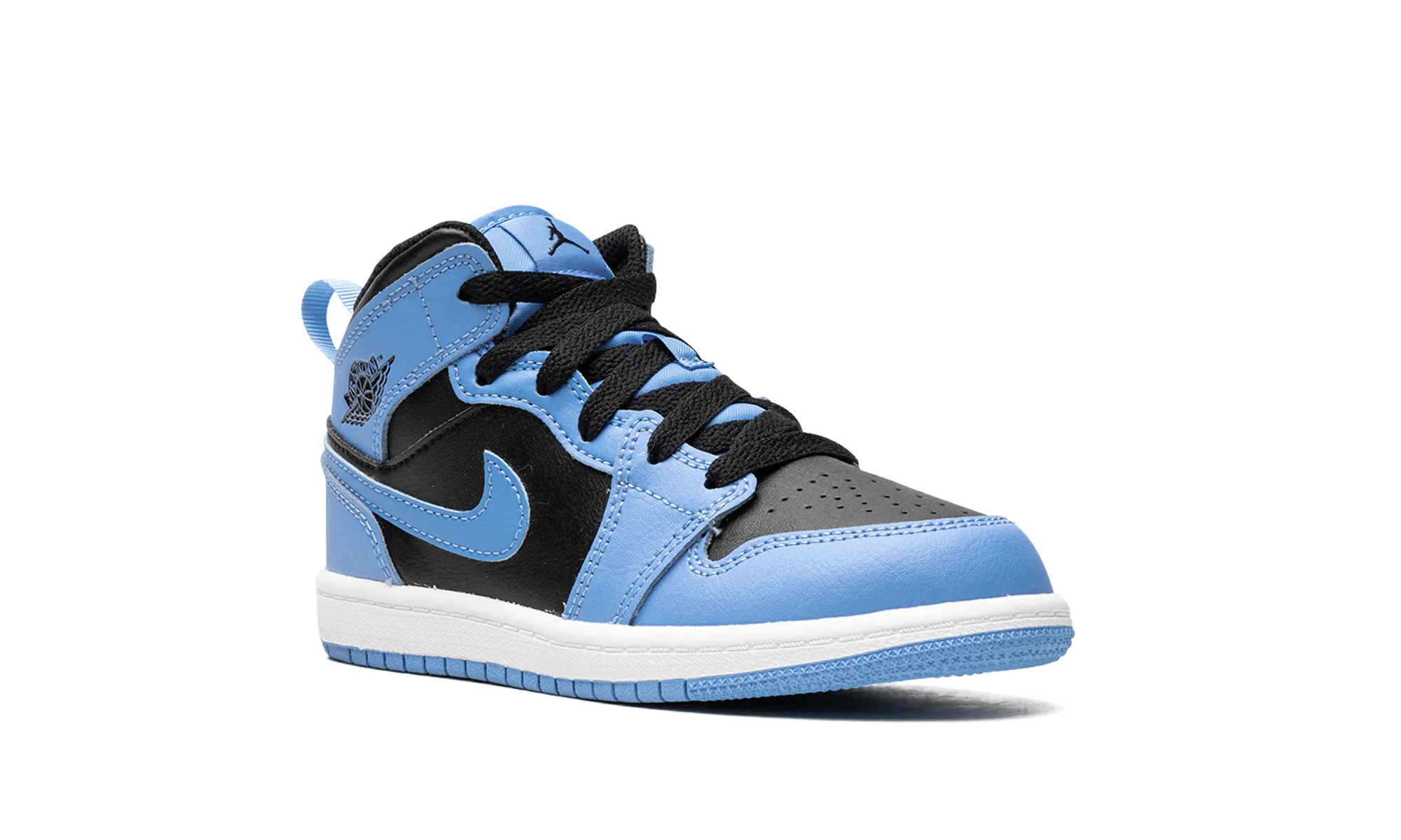 Jordan 1 Mid PS "University Blue" jordan preschool kids shoes