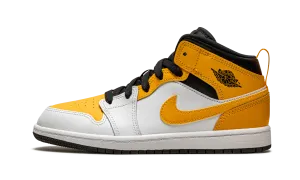 Jordan 1 Mid PS "University Gold" Jordan Pre School shoes