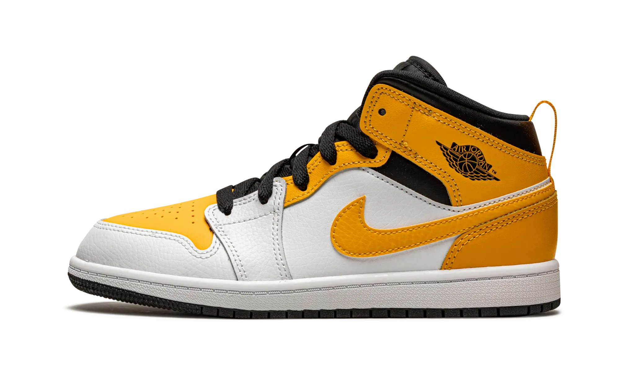 Jordan 1 Mid PS "University Gold" jordan preschool kids shoes