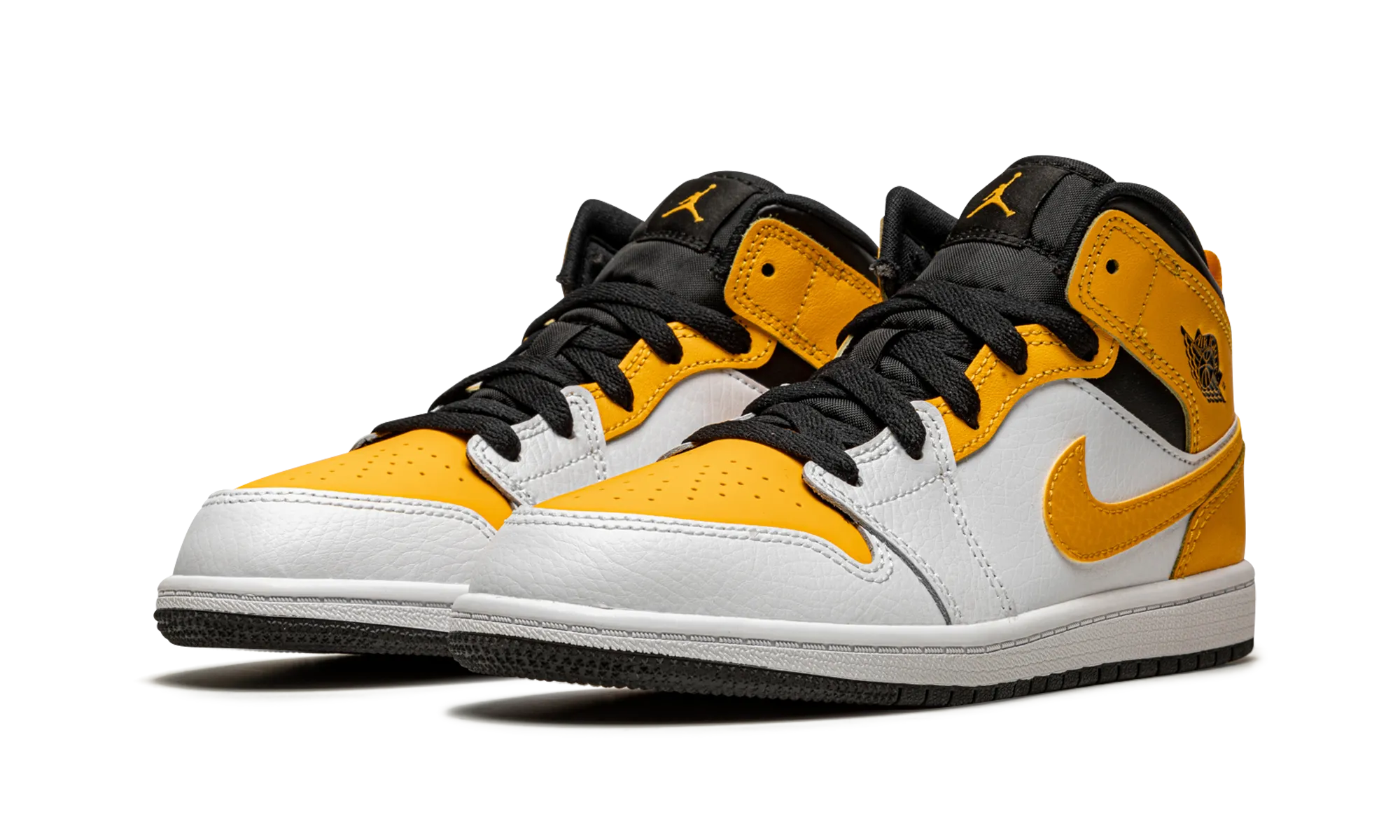 Jordan 1 Mid PS "University Gold" jordan preschool kids shoes