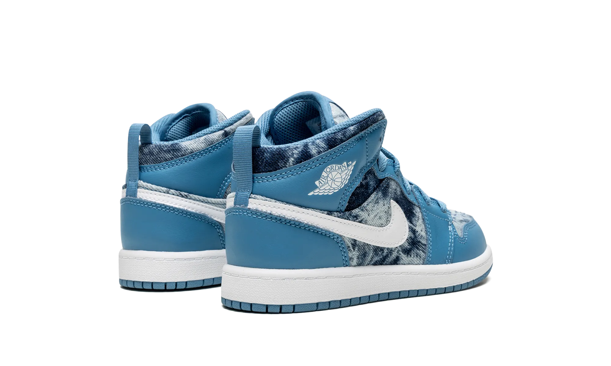 Jordan 1 Mid PS "Washed Denim" jordan preschool kids shoes