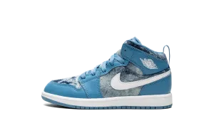 Jordan 1 Mid PS "Washed Denim" Jordan Pre School shoes