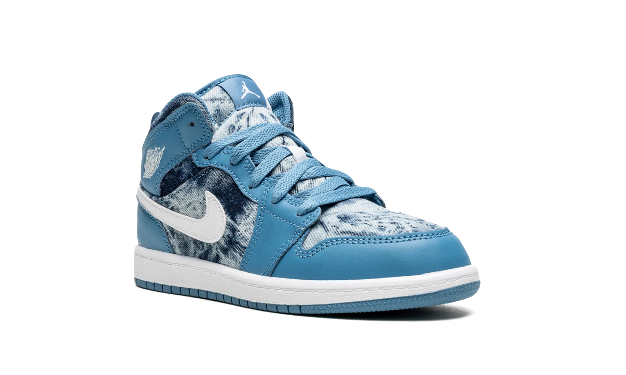 Jordan 1 Mid PS "Washed Denim" jordan preschool kids shoes