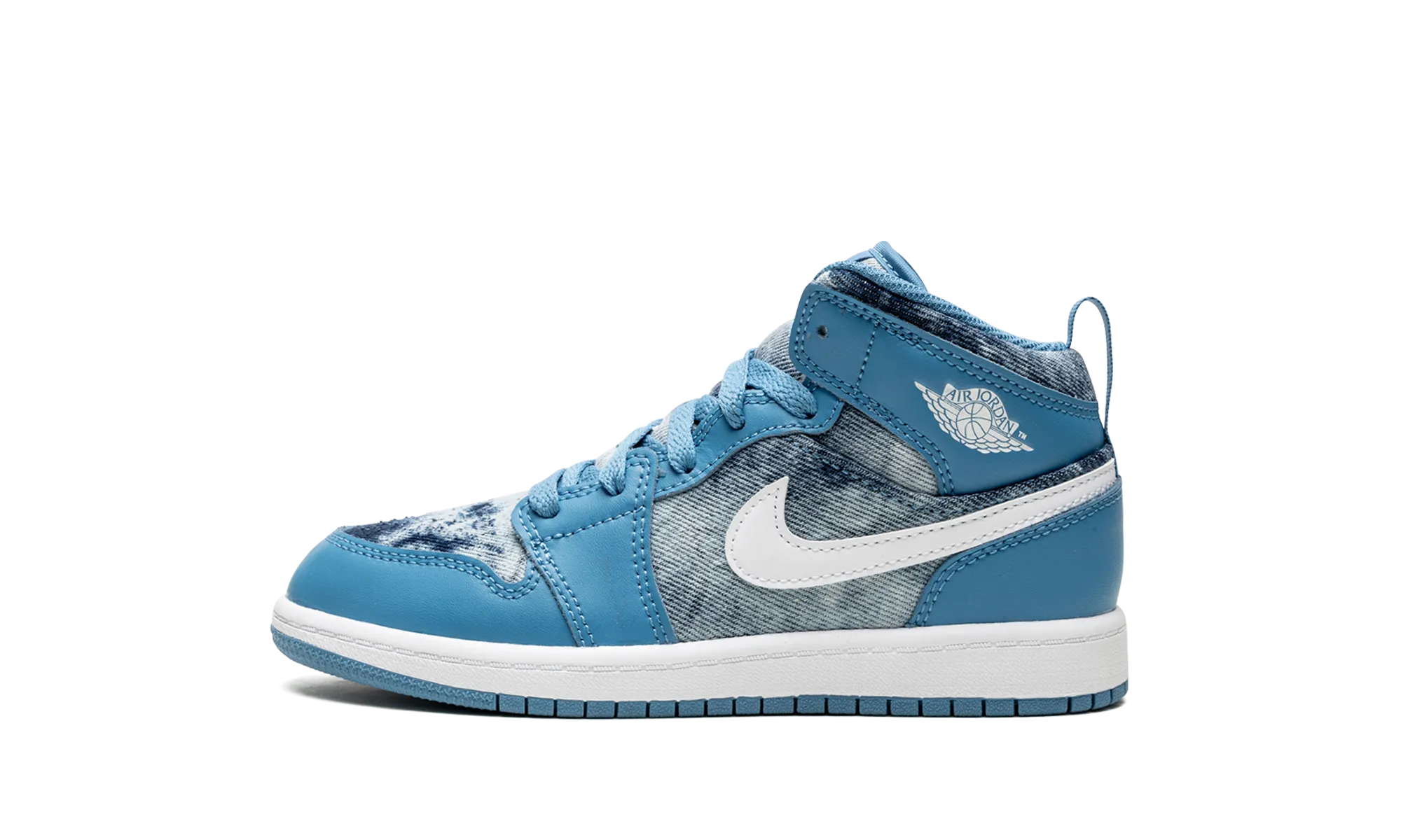 Jordan 1 Mid PS "Washed Denim" Jordan Pre School shoes