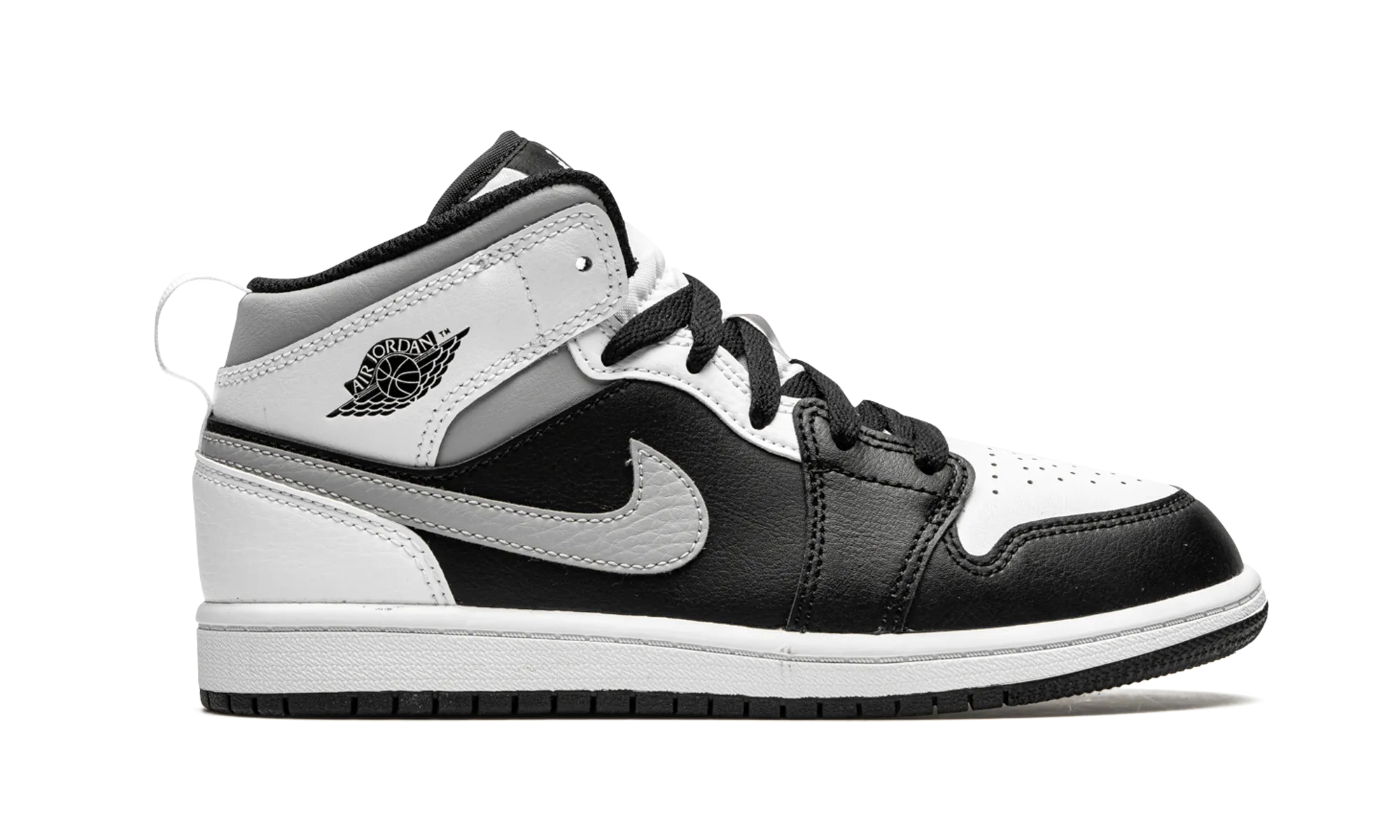 Jordan 1 Mid PS "White Shadow" jordan preschool kids shoes