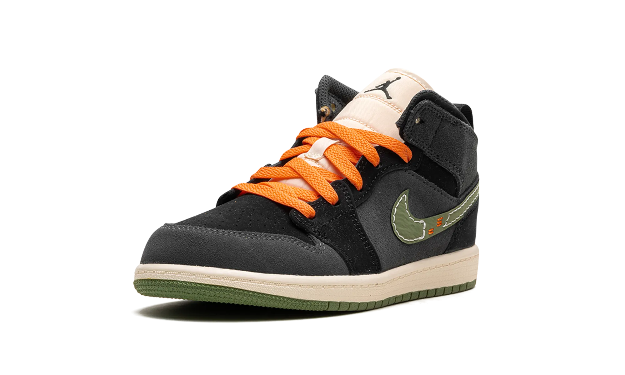 Jordan 1 Mid SE Craft PS "Anthracite Light Olive" jordan preschool kids shoes