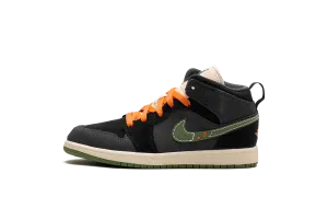 Jordan 1 Mid SE Craft PS "Anthracite Light Olive" Jordan Pre School shoes