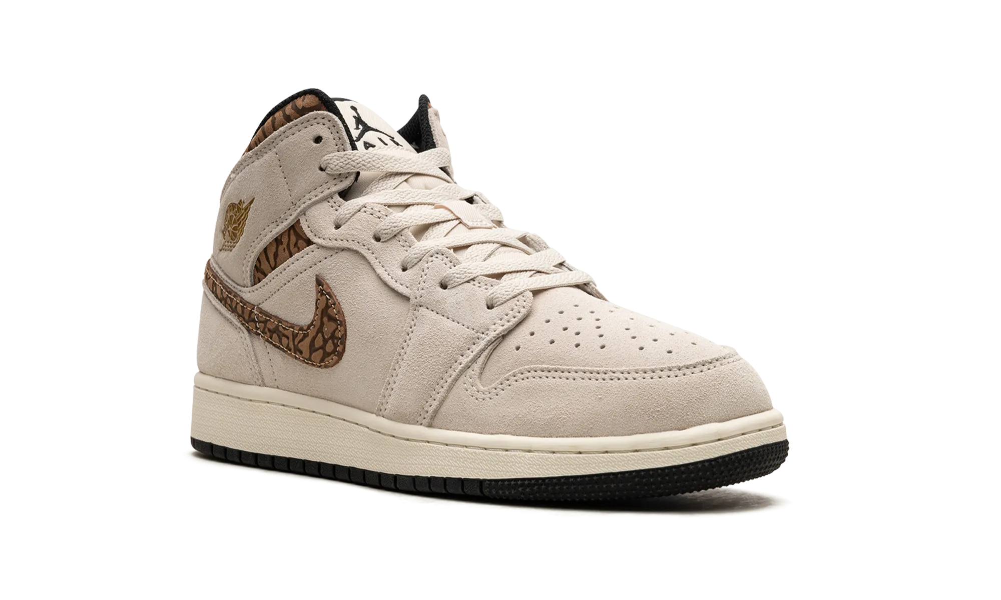 Jordan 1 Mid SE GS "Brown Elephant" jordan school kids shoes