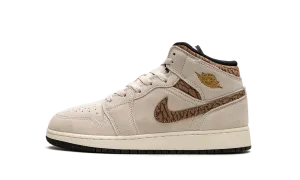 Jordan 1 Mid SE GS "Brown Elephant" Jordan Grade School styles