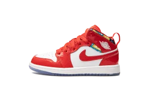 Jordan 1 Mid SE PS "Barcelona Sweater" Jordan Pre School shoes