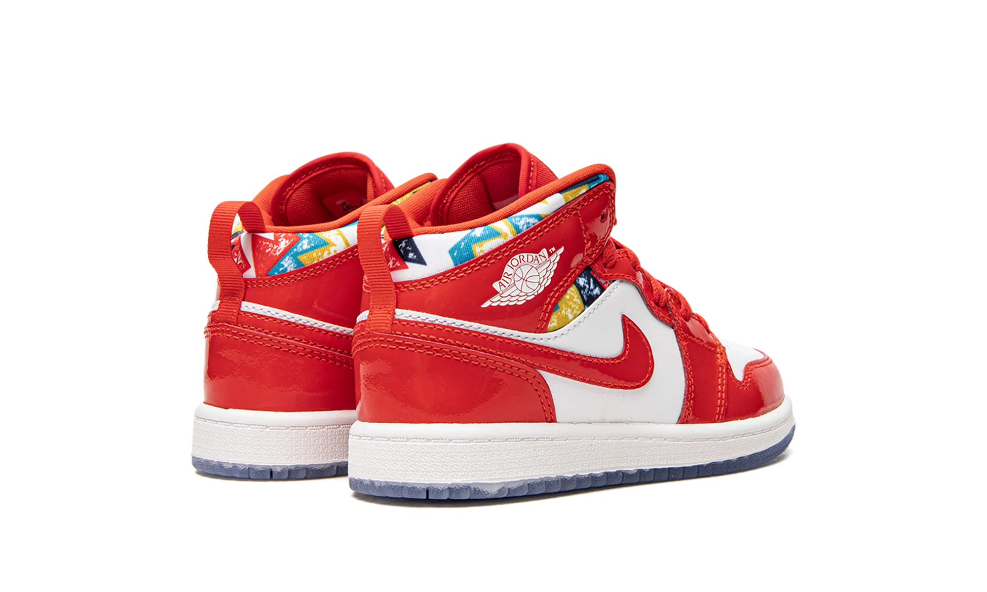 Jordan 1 Mid SE PS "Barcelona Sweater" jordan preschool kids shoes