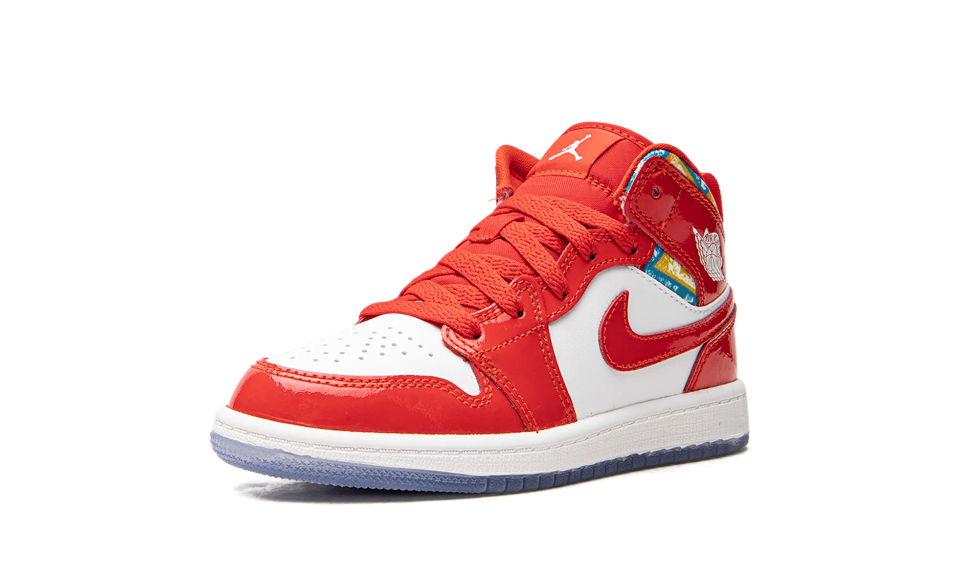 Jordan 1 Mid SE PS "Barcelona Sweater" jordan preschool kids shoes