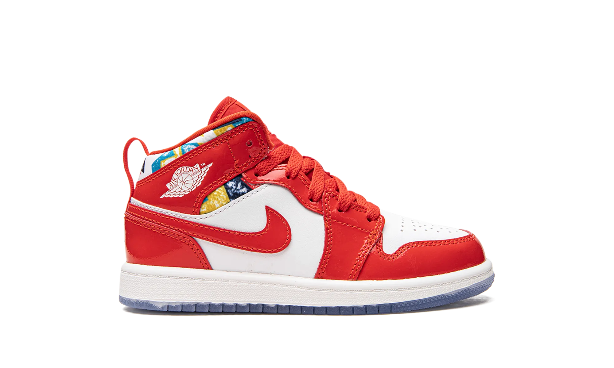 Jordan 1 Mid SE PS "Barcelona Sweater" jordan preschool kids shoes